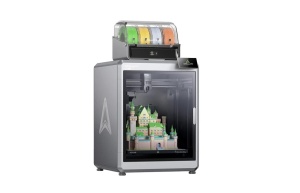 Imprimanta 3D CREALITY K2 PLUS COMBO, Tehnologie FDM, Volum printare: 350*350* 350mm, Dimensiuni imprimanta: 495*515*640mm, Greutate: 35Kg, Viteza printare: 600mm/s max, Acuratete: 100mm±0.1mm, Inaltime strat: 0.05-0.3mm, Extruder: Dual-gear direct - Img 3