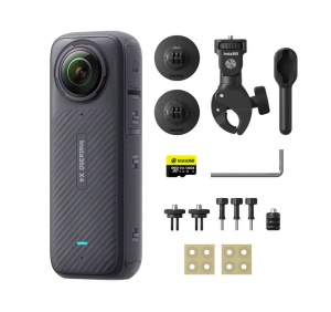 Insta360 X4 Cameră de Acțiune 360° 8K Motorcycle Bundle