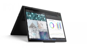 Laptop ThinkPad T14s 2-in-1 Gen 1; 14" WUXGA (1920x1200) IPS 500nits Anti-reflection / Anti-smudge, 100% sRGB, Low Power, Touch; Intel® Core Ultra 7 255U, 12C (2P + 8E + 2LPE) / 14T, Max Turbo up to 5.2GHz, 12MB; Video Integrated Intel® Graphics; RAM 1x - Img 9