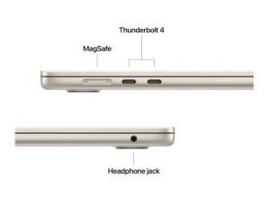 MacBook Air 15.3" Retina/Apple M4 (CPU 10-core, GPU 10-core, Neural Engine16-core)/16GB/256GB - Starlight - INT KB (2025) - Img 2