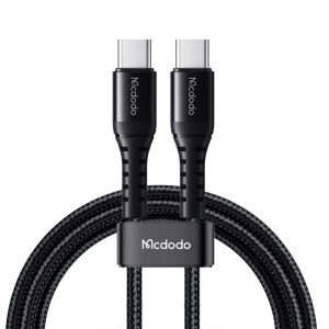 Mcdodo Cablu Type-C la Type-C Fast Charging PD 60W, 1m, Negru