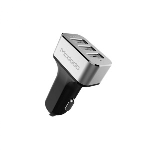 Mcdodo Incarcator Auto 5.2A Triplu USB Grey (5.2A max total, 2.4 max per port)