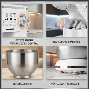 MIXER PLANETAR HEINNER HPM-1000WHCH