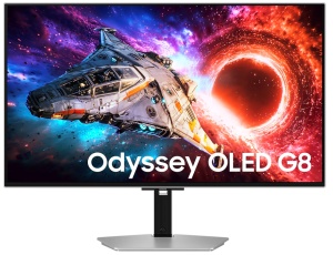 Monitor Samsung 32" LS32HG800SUXEN, Diagonal (inch): 32, Diagonal (cm): 80, Aspect ratio: 16:9, Panel: OLED, Resolution: 3840x2160, Refresh Rate: 240Hz, Response time GtG: 0.03ms, Brightness (max): 300 cd/m², Contrast (static) : 1.5M:1, Viewing angle: