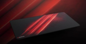 Mousepad Genesis Carbon 500 Maxi Flash, material cauciuc + textil, dimensiuni 900x450x2.5 mm, negru/rosu - Img 10