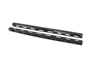 Poliță fixă 19", inaltime ICT 42 U, material otel 2 bucati , negru