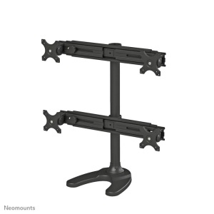Suport cvadruplu monitor de birou Neomounts FPMA-D700DD4; pentru display-uri cu diagonale 19"-30", sistem de prindere VESA 75x75~100x100, greutate maxima suportata 8kg - per ecran, full motion, tilt +180°, swivel +180°, rotate +360°; inaltime reglabila - Img 6