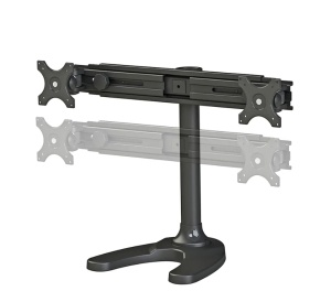 Suport dublu monitor de birou Neomounts FPMA-D700DD; pentru display-uri cu diagonale 19"-30", sistem de prindere VESA 75x75~100x100, greutate maxima suportata 8kg - per ecran, full motion, tilt +180°, swivel +180°, rotate +360°; inaltime reglabila manual - Img 2