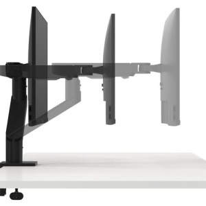 Suport Monitor de Birou, Dell 482-BBDJ, 19" - 38", VESA 100x100, suporta pana la 10kg, negru - Img 3