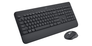Tastatura Wireless Logitech Signature MK650 Combo for Business, Gri