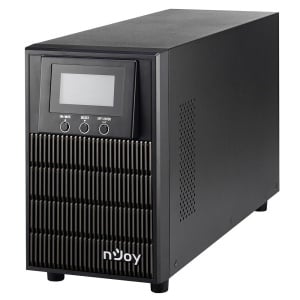 UPS nJoy Aten PRO 2000, 2000VA/ 1800W, On-line, LCD Display, 3 Prize Schuko cu Protectie, Management, Tower, Dubla conversie, Frequency Range 40Hz ~ 70 Hz, Connection port RS232 / USB / Intelligent Port, Dimensiuni: 397 x 145 x 220 mm, Greutate: 17 kg, - Img 3