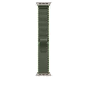 Apple Watch 49mm Green/Neon Trail Loop - S/M - Natural Titanium Finish