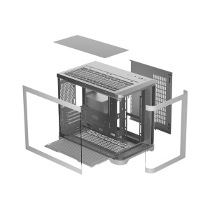 Carcasa 1STPLAYER UV6 Cube Tower ARGB ALB - Img 7