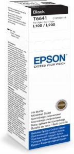 Cartus cerneala Epson T6641, black, capacitate 70ml, pentru echipamente CISS L100/L110/L200/L210/L300/L355/L550 - Img 2