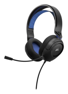 Casti Gaming CORSAIR HS35 V2 ALBASTRU, dimensiune difuzoare 50mm neodymium, frecventa raspuns 20Hz-20kHz, impedance 32 Ohms@ 1kHz, sensitivitate 114dB (+/- 3 dB), microfon omni-directional, impedance: 2.2k Ohms, frecventa raspuns 100Hz-10kHz, - Img 4