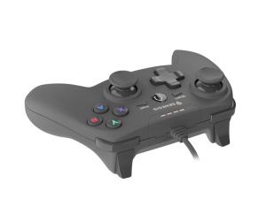 Controller cu fir Genesis Mangan P58, interfata USB, numar butoane 12, lungime cablu 180 cm, compatibilitate PC, PS3, negru - Img 4