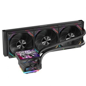 Cooler 1STPLAYER FT 360-bk FAST aRGB, display personalizabil, compatibil AMD si Intel, negru