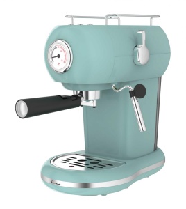ESPRESSOR FRAM FEM-D15RGR, 1100W, 15 BAR, DIE-CAST ALUMINUM BOILER, WATER TANK: 1.2L, 2 CUPS DUAL-STAINLESS STEEL FILTER, HIGH PRESSURE FROTHING FUNCTION, DETACHABLE DRIP TRAY, OVERHEATING PROTECTION, OVERPRESSURE PROTECTION, COLOR: GREEN
