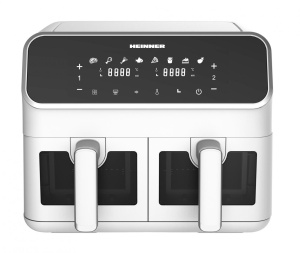 FRITEUZA DUBLA CU AER CALD HEINNER DUALFRY SUPREME HAF-H8DB17WH