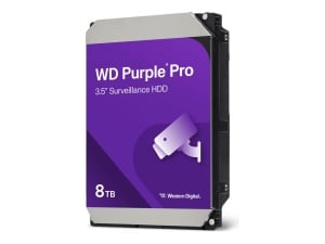 HDD Surveillance WD Purple Pro Smart Video, 8 TB, 7200 RPM, 256 MB, SATA III