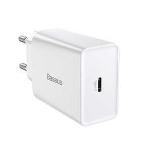 Incarcator retea Baseus Speed Mini, Quick Charge 20W, 1 x USB Type-C 5V/3.0A, alb - Img 4