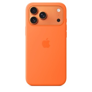iPhone 17 Pro Max Silicone Case with MagSafe - Orange