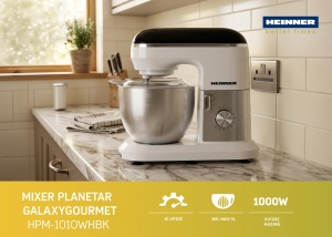 Mixer planetar Heinner GalaxyGourmet HPM-1010WHBK - Img 3