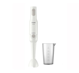 Mixer vertical Philips ProMix HR2531/00, 650 W, 1 setare viteza, cana si lama S incluse, Alb