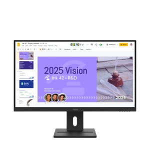 Monitor 27" ThinkVision E27Q-40 Monitor, LED, In-Plane Switching, QHD 2560x1440, 100Hz, 16:9, Anti-glare, Color Support 16.7 Million, Color Gamut 99% Srgb, 4ms GtG (Extreme mode) / 6ms GtG (Typical mode), 350 cd/m² cd/m², 1500:1 static, 178° / 178°, 2x