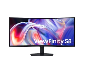 Monitor Samsung 40" LS40H850TAUXEN, Curvature: 1000R, Diagonal (inch): 40, Diagonal (cm): 101, Aspect ratio: 21:9, Panel: VA, Resolution: 5120x2160, Refresh Rate: 144Hz, Response time GtG: 4ms, Brightness (max): 350 cd/m², Contrast (static) : 3000:1,