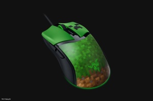 Mouse cu fir gaming Razer Cobra Razer Minecraft Edition, rezolutie 8500 DPI, 6 butoane programabile, iluminare RGB, negru - Img 6