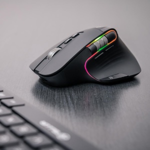 Mouse wireless Tellur Shade, silent click, rezolutie maxima 3200 DPI, iluminare RGB, negru - Img 8