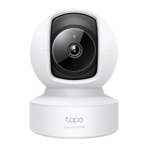 Pan/Tilt AI Home Security Wi-Fi Camera - TAPO C222 V2 SPEC: 2K QHD (2560x1440), 2.4 GHz, Horizontal 360º, 1 × Ethernet Port FEATURE: Pan/Tilt, Smart AI Detection and Notifications (motion, people, pets, cars, baby crying, abnormal sound), Motion