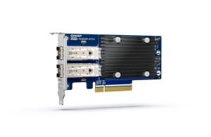 QNAP QXG-10G2T-X710 Two Port 10GbE Network Card with SR-IOV and iSCSI, Block-Based and Supports Multiple Virtual Disk Modes
