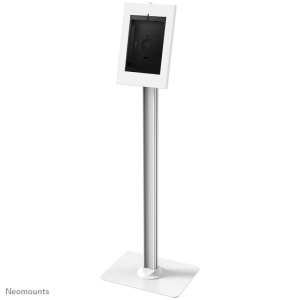 Stand podea mobil/fix pentru tablete Neomounts FL15-650WH1; pentru display-uri cu diagonale 9,7"-11", sistem de prindere VESA 75x75~75x75, tilt +75°, rotate 90°, inaltime reglabila manual 1110-1260mm; culoare alb. Garantie 5 ani - Img 2
