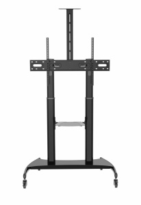 Stand TV mobil Serioux TV610TW 60"-100", dimensiuni: 1220x710x2045~ 2365mm, compatibilitate dimensiune ecran: 60"-100", compatibilitate VESA: 400x400, 600x400, 800x400, 800x600, 900x600, 1000x600, Greutate maximă suportata: 100 kg, interval de - Img 2