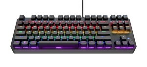 Tastatura Trust GXT834 Callaz Tenkeyless cu fir mecanica, negru - Img 2