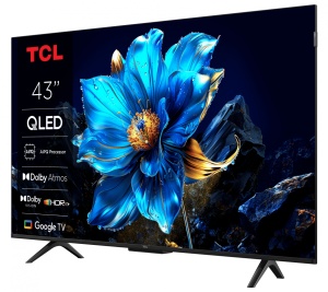 Televizor TCL QLED 43P7K, 108 cm, Smart Google TV, 4K, Clasa F - Img 3