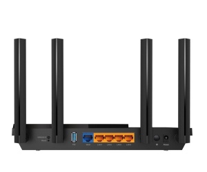 TP-Link Wireless Router, ARCHER AX55 ;WI-FI 6 ,dual band AX3000 5 GHz: 2402 Mbps (802.11ax), 2.4 GHz: 574 Mbps(802.11ax), Standard and Protocol: IEEE 802.11ax/ac/n/a 5 GHz, IEEE 802.11ax/n/b/g 2.4 GHz4 x Antene Externe fixe, 1× Port WAN/LAN Gigabit, 4× - Img 3