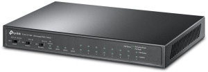 "8-Port 10/100Mbps + 3-Port Gigabit Desktop Switch with 8-Port PoE+ PORT: 8× 10/100 Mbps PoE+ Ports, 2× Gigabit Non-PoE Ports, 1× Gigabit SFP Slots SPEC: 802.3at/af, 124 W PoE Power, Desktop Steel Case FEATURE: Extend Mode for 250m PoE Transmitting,