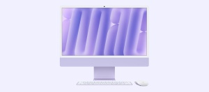 Apple iMAC 24" Retina 4.5k/ Apple M4 (CPU 8-core, GPU 8-core, NeuralEngine 16-core)/16GB/512GB - Purple - INT KB (2024)