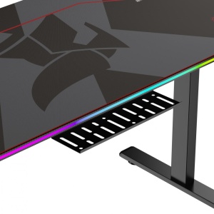 Birou electric Serioux Carbon Pro, reglabil pe inălțime, Orientare Cadru: Rectangular, Greutate maxima: 60 kg, Interval de inălțime: 730~ 1210 mm, Segmente coloană: coloană în două Etape, Dimensiune coloană: 40x70 mm, 45x75 mm, Număr picioare: doua, - Img 10