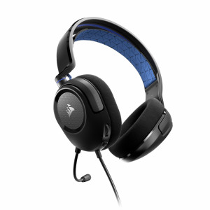 Casti Gaming CORSAIR HS35 V2 ALBASTRU, dimensiune difuzoare 50mm neodymium, frecventa raspuns 20Hz-20kHz, impedance 32 Ohms@ 1kHz, sensitivitate 114dB (+/- 3 dB), microfon omni-directional, impedance: 2.2k Ohms, frecventa raspuns 100Hz-10kHz, - Img 2