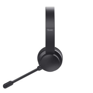 Casti Trust Ayda wireless ENC, conectivitate 3.5mm, USB-C, frecventa raspuns 20 Hz, 20.000 Hz, senzitivitate 90 dB, negru - Img 2