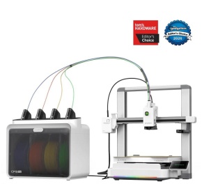 CREALITY SPARKX I7 COMBO FDM 3D PRINTER, Imprimanta 3D, Tehnologie FDM, Volum printare: 260 × 260 × 255 mm, Dimensiuni imprimanta: 470 × 423 × 456 mm, Viteza printare: ≤ 500 mm/s, Acuratete: 100±0.1 mm, Inaltime strat: 0.05-0.3 mm, Direct drive - Img 5