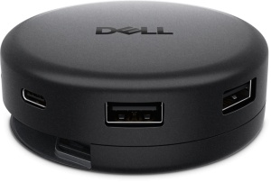 Dell Pro 7-in-1 USB-C Travel Hub DA326, Connectivity Technology: Wired, Cable Length: 248mm, Number of Displays Supported: 2, Supported Resolutions: 6016x3384 / 3840x2160, Maximum Data Transfer Rate: 1.25 GB/s, Power Delivery: 100W (Dell Systems),