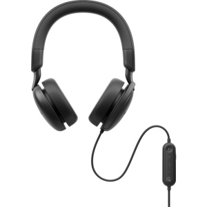 DELL PRO WIRED ANC HEADSET WH5024, Tech Specs: Audio (output/speaker): Speaker Size 40mm, Frequency Response 20Hz - 20kHz, Frequency Response (talk mode) 100Hz - 8kHz, Speaker Driver Sensitivity 120dB @ 1mW/1kHz, Noise cancellation ANC, User Hearing - Img 7