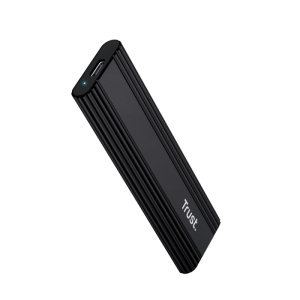 Enclosure Trust USB-C M.2 SSD, conectori USB-C, USB-A, viteza USB 10000 Mbps, lungime cablu 10cm, negru