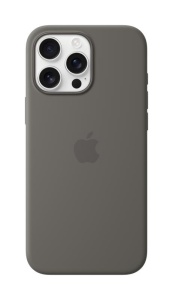 iPhone 16 Pro Max Silicone Case with MagSafe - Stone Gray