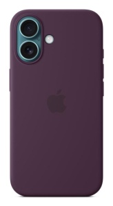 iPhone 16 Silicone Case with MagSafe - Plum - Img 3